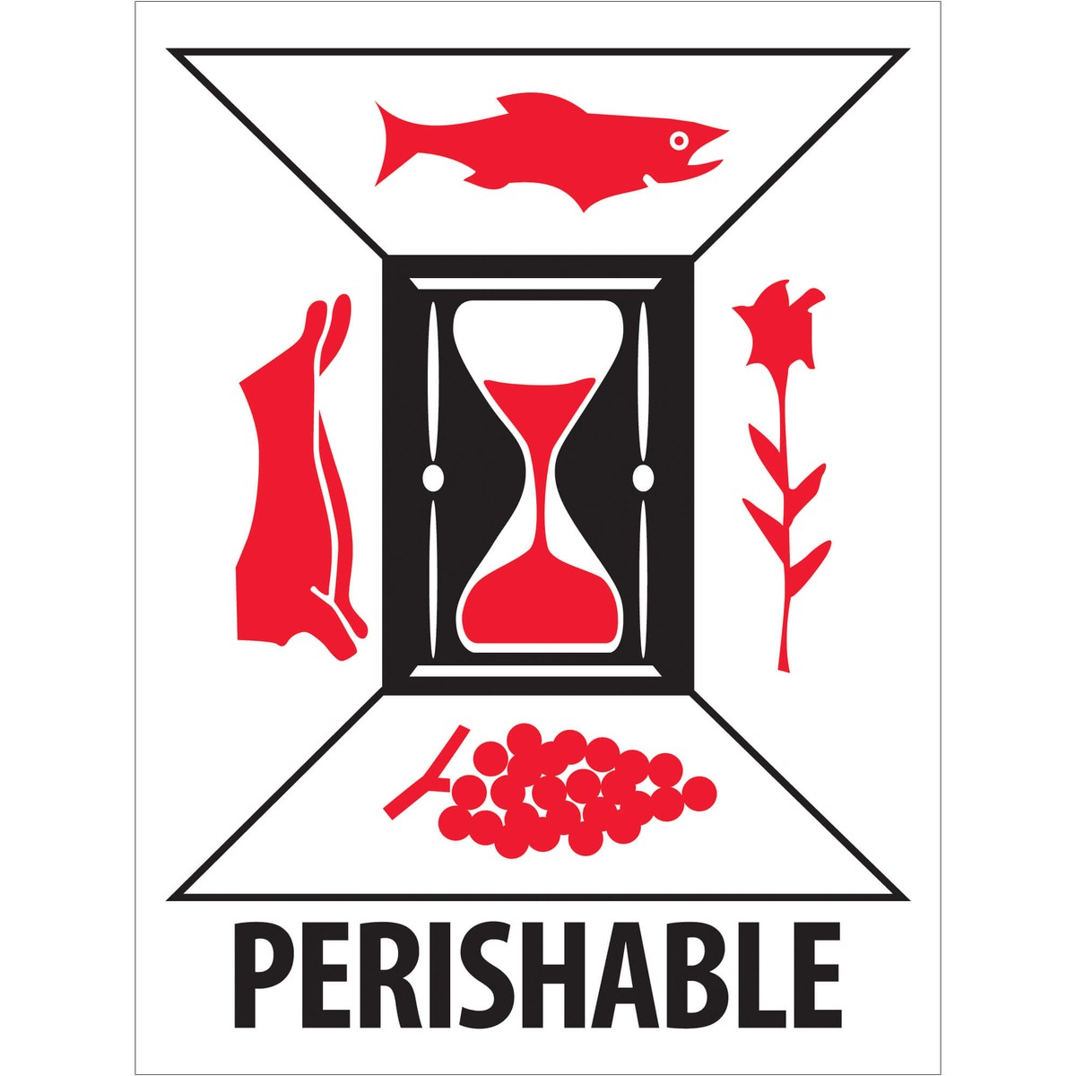 3 x 4″ – “Perishable” Labels