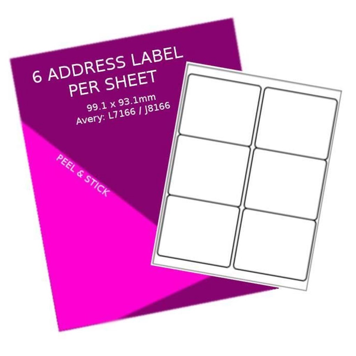 6 Labels Per Sheet