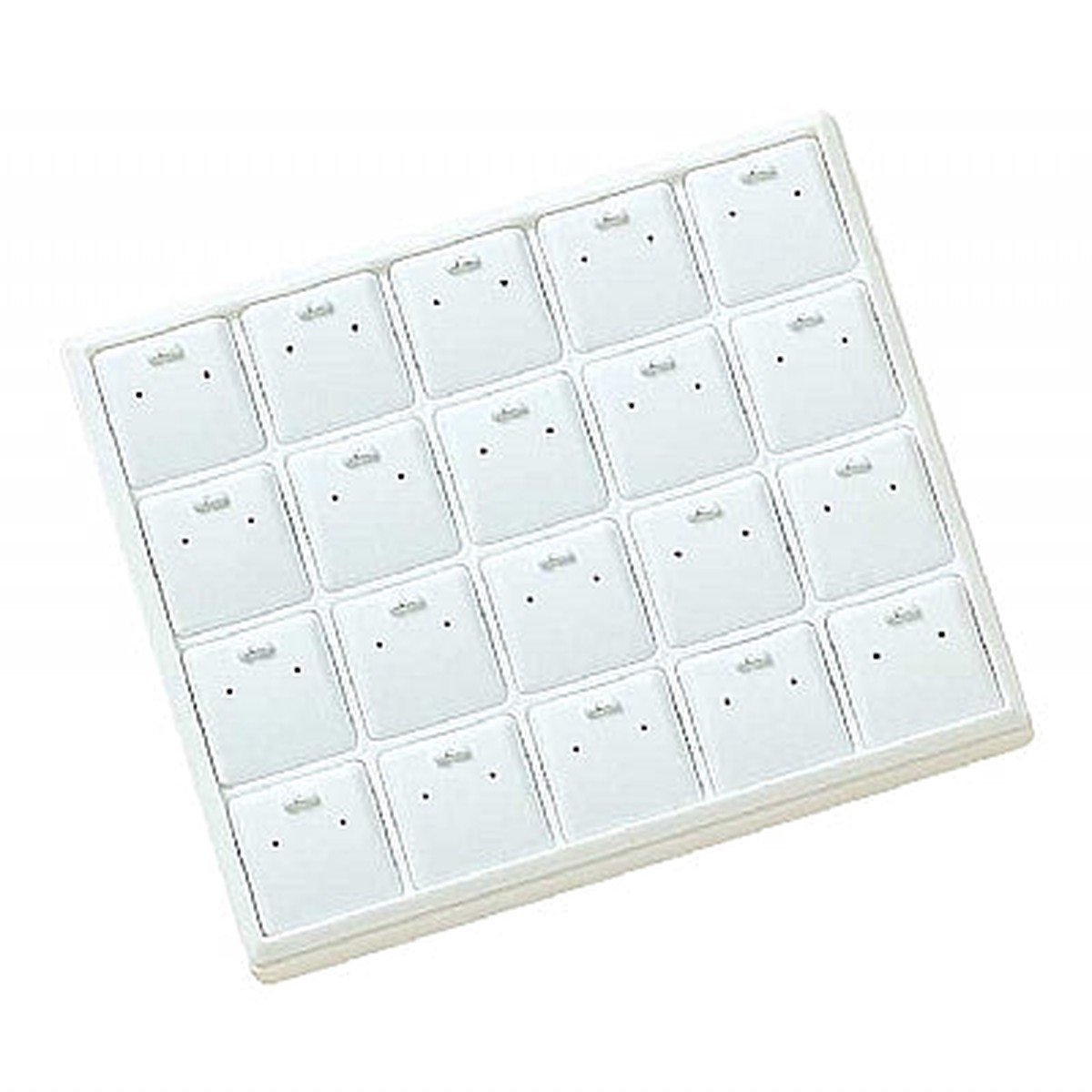Stackable Plastic Tray with 20 Earring or Pendant Inserts