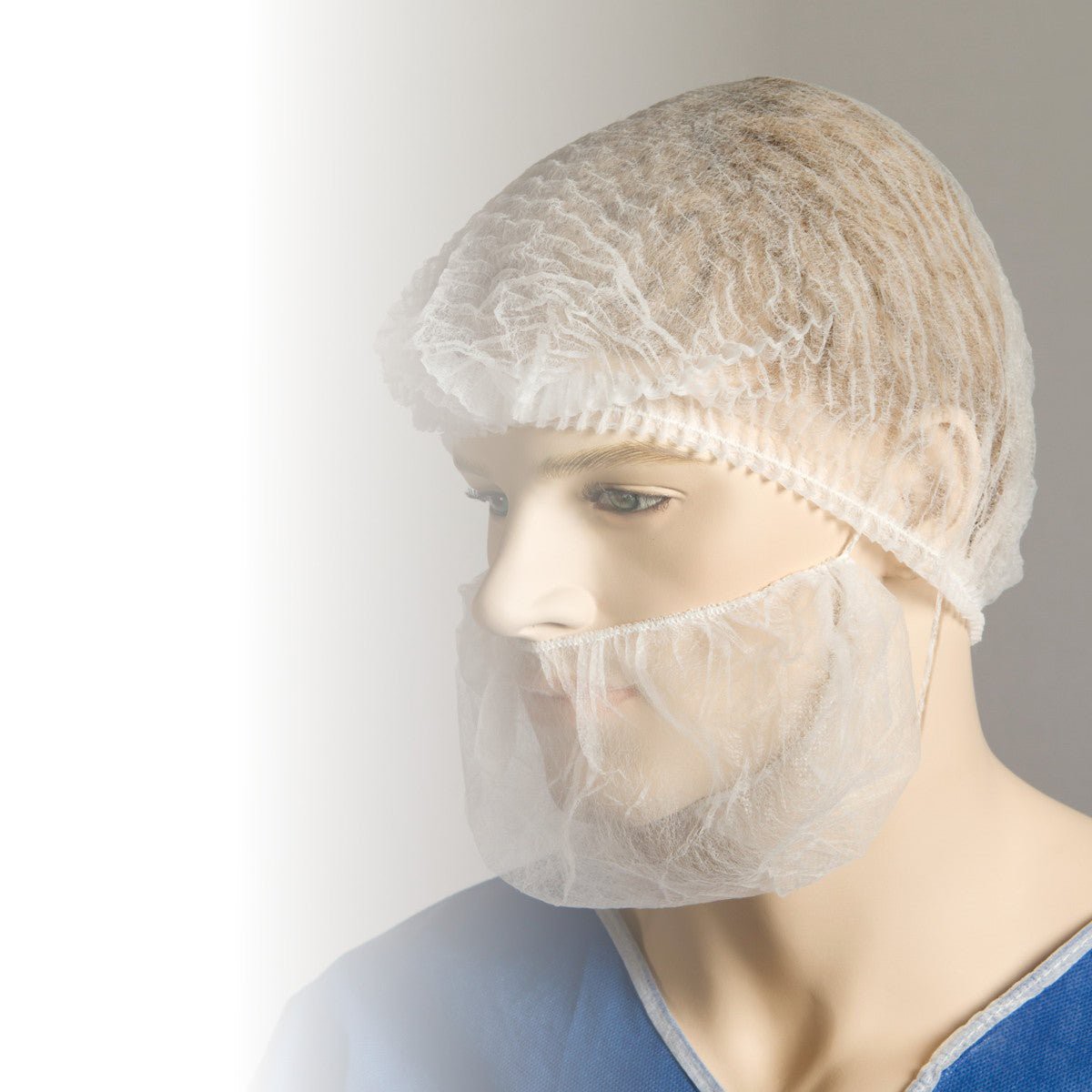 White Beard Covers Double Loop
